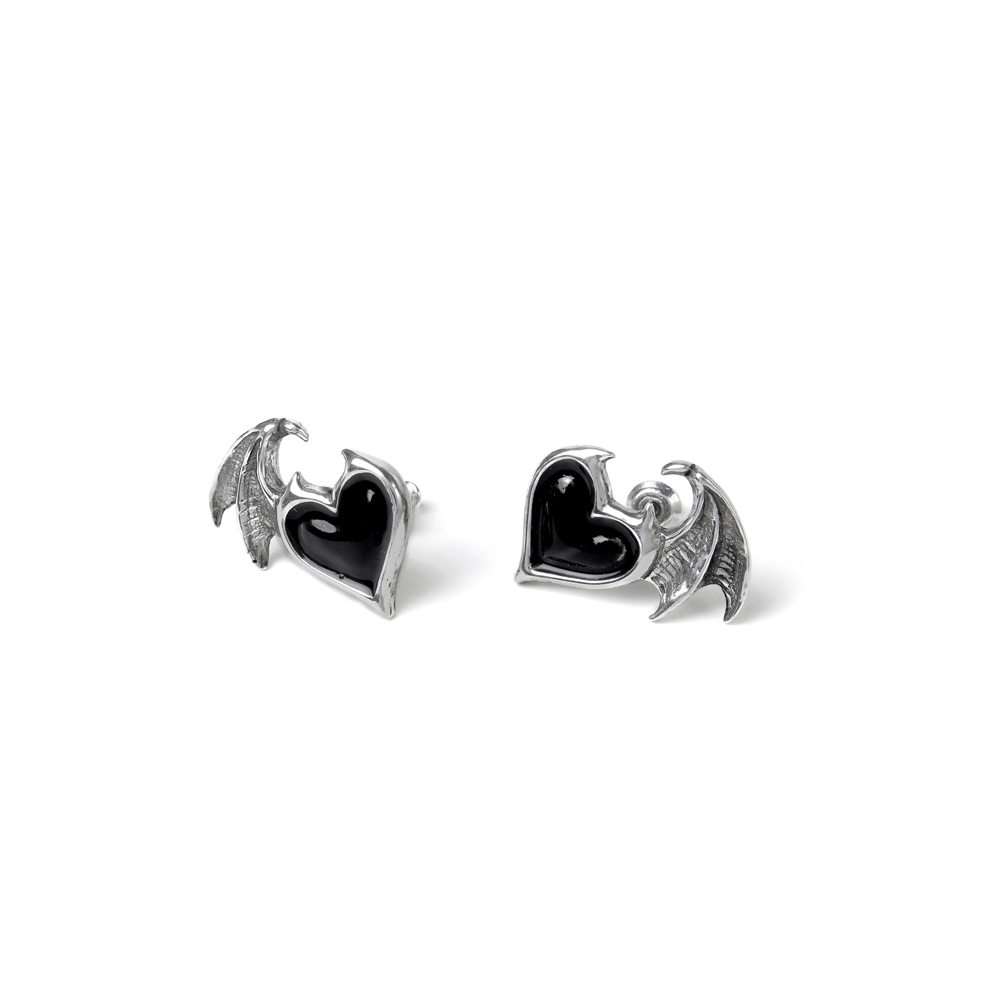 Alchemy - Blacksoul Stud oorbellen - Zwart
